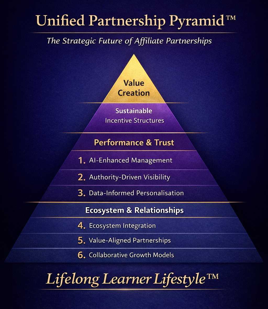 The unified partnership approach of affiliate marketing pyramid. The strategic future of affiliate partnerships in 2026 and beyond.